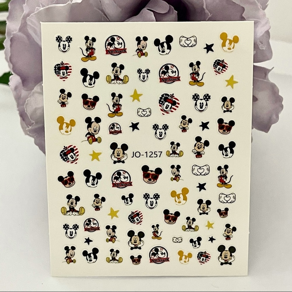 Luxury Designer Logo Fingernail Art Stickers